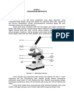 ACARA 1. Penggunaan Mikroskop PDF