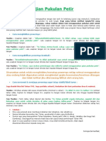 Cara Penggunaan & Perawatan Pukulan Petir PDF