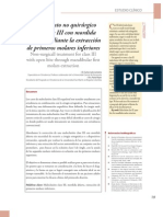 Tratamiento No Quirurgico para Clase III Con Mordida Abierta Mediante La Extraccion de Primeros Molares