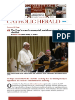 Article The Pope about Death Penality