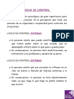 Locus de control interno y externo: tu poder sobre los eventos