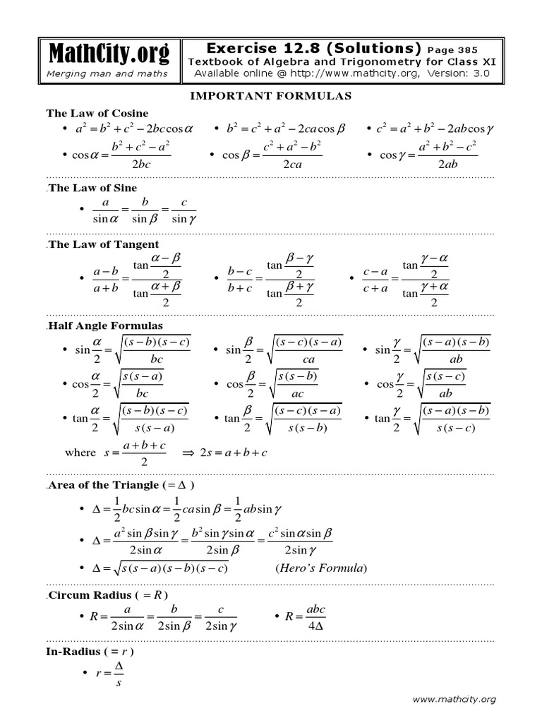 Notes Important Questions Answers of 11th Math Chapter 12 Exercise 12.8 ...