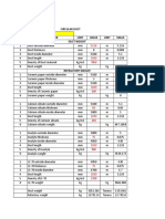 Circular Duct S.No Parameter Unit Value Unit Value Duct Weight