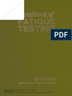 Handbook of Fatigue Testing