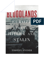 Timothy Snyder Bloodlands Ethnic Cleansing PDF