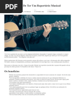 A Importância de Ter Um Repertório Musical - Academiamusical _ Escola Online