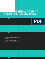 Mengenal Sistem Kontrak Konstruksi Internasional