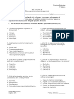 Guía Evaluada Microorganismos y Defensa Forma B 7º