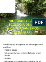 Hidrobiología y Ecología de Los Microorganismos Acuáticos