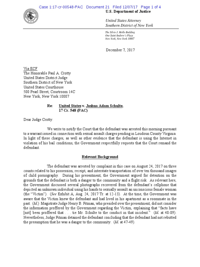 Letter Motion 2017 Bail Tor (Anonymity Network)