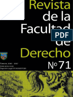 Revista de La Facultad de Dereho Numero 71