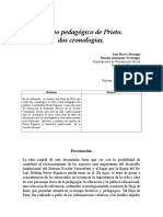 Tiempo Pedagógico de Prieto, Dos Cronologías.