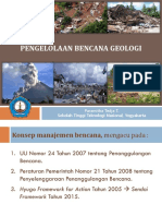 Manajemen Bencana Geologi