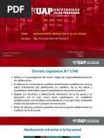 Adolescente Infractor a La Ley Penal