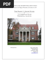 Historical Architectural Impact Study of 735 Sheridan Road in Winentka