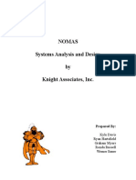 Nomas Systems Analysis and Design by Knight Associates, Inc