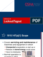20 Lockout Tagout