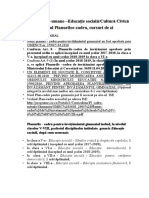 Unauthorized skill carpet Plan Cadru Gimnaziu | PDF