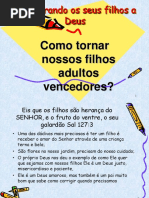 consagração de filhos
