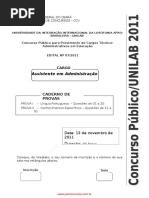 Assistente Em Administracao2 - Unilab
