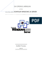 Windows 2000 server