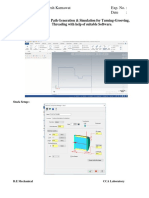 Tool Path Generation for Turning Operations