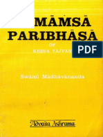 Mimamsa Paribhasa