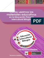 Orientacion para El Uso de Materiales Educativos en El Eib Castellano