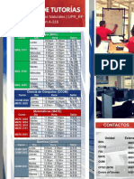 Horario del Primer Semestre del 2018-19