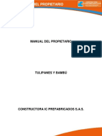 Manual propietarios Tulipanes y Bambú