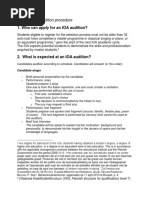 Who Can Apply For An IOA Audition?: All About The Audition Procedure