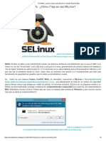 Como Se Usa Selinux