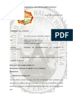 Informe de Química Laboratorio