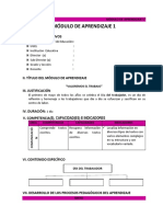 Módulos de Aprendizaje 5° - Mayo