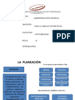 Planeacion y Organizacion