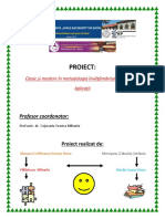 Clasic Şi Modern În Metodologia Învăţământului Preşcolar.