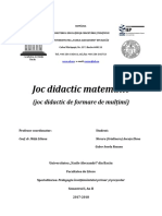 Joc Didactic Matematic