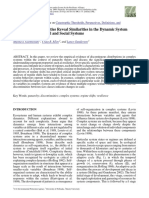 Panarchy: Discontinuities Reveal Similarities in The Dynamic System Structure of Ecological and Social Systems