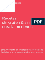 Meriendas sin gluten 