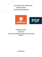 Codelco BBTT Mantenimiento Sistemas Hidraulicos