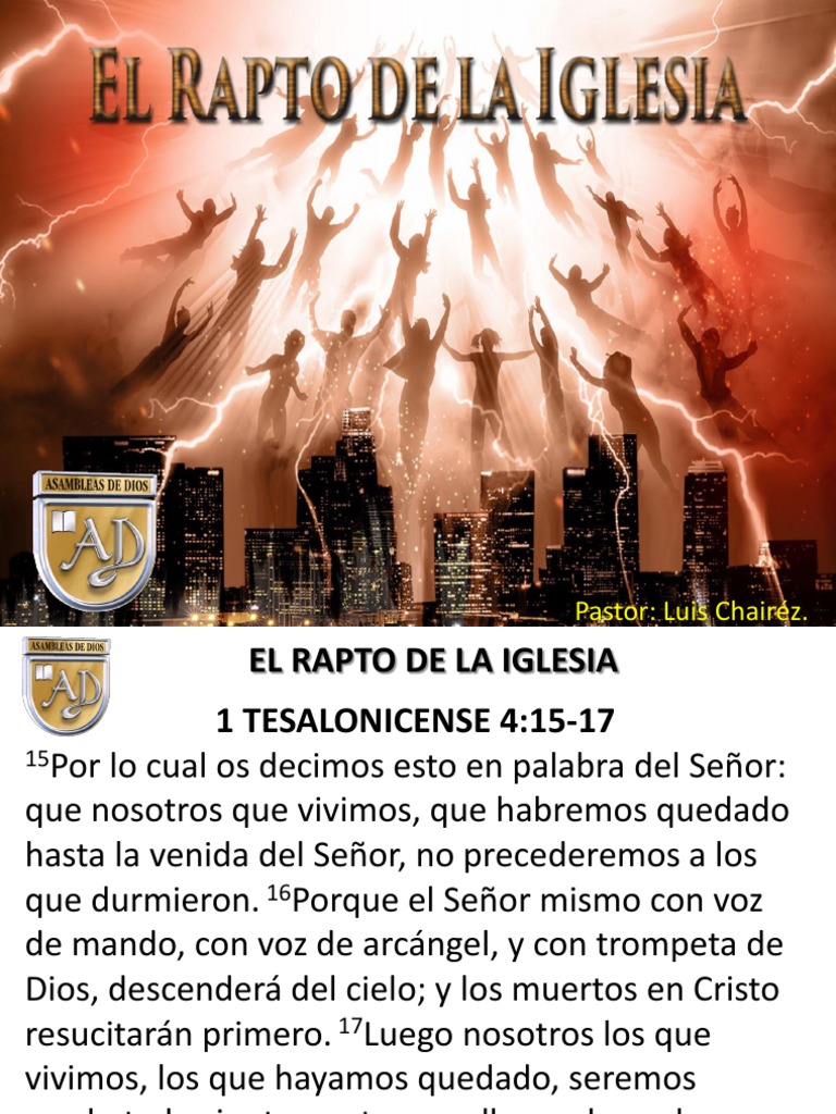 El Rapto de La Iglesia Conferencia | Éxtasis | Armagedón