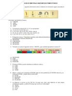 Bimestral de Matematicas 6°. I Prd.