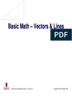 Basic Math - Vectors & Lines