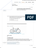 Free Body Diagram of Bicycle