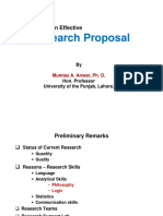 Writing An Effective Research Proposal