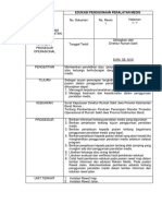 Sop Edukasi Pemakaian Alat Medis