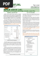 A-Pile Description Sheet