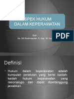 ASPEK HUKUM DALAM KEPERAWATAN