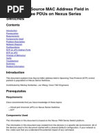 Use of Source MAC Address Field in Spann