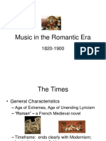 Music in the Romantic Era